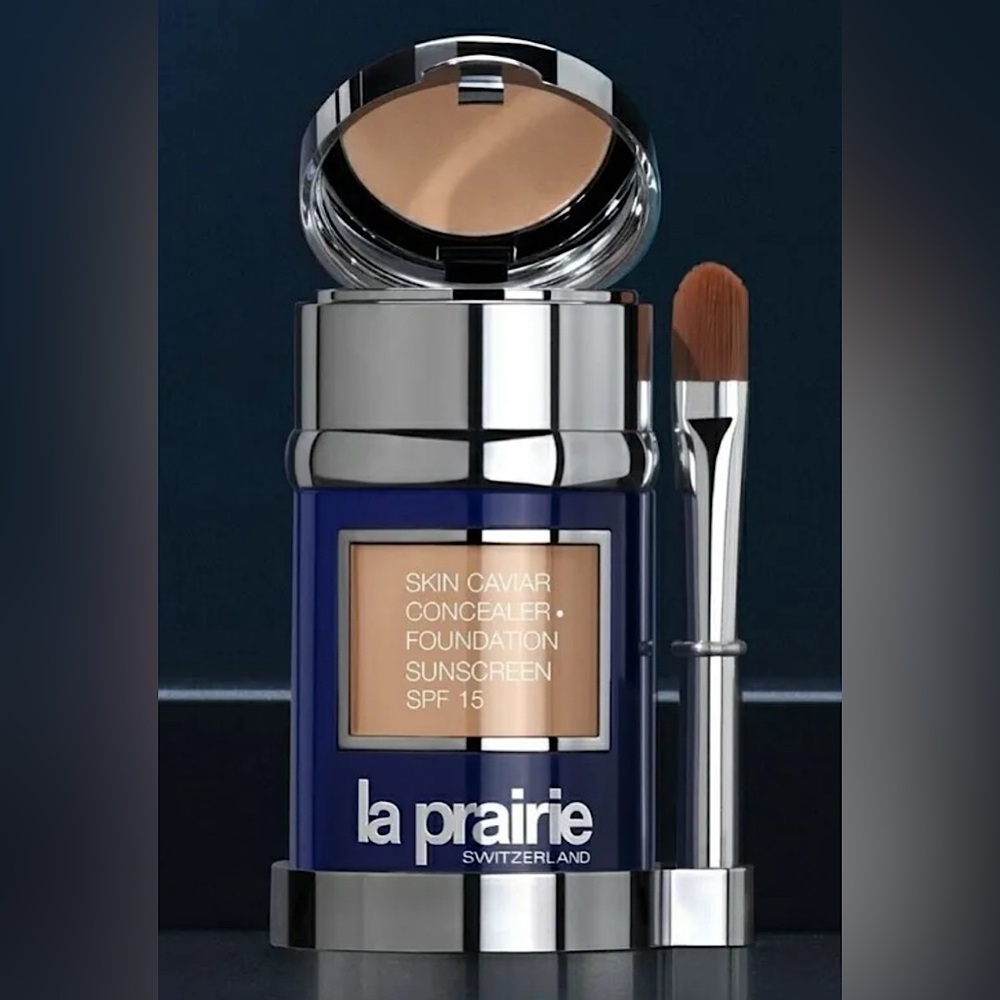 La Prairie skin caviar concealer foundation NC-20 Peche NEW